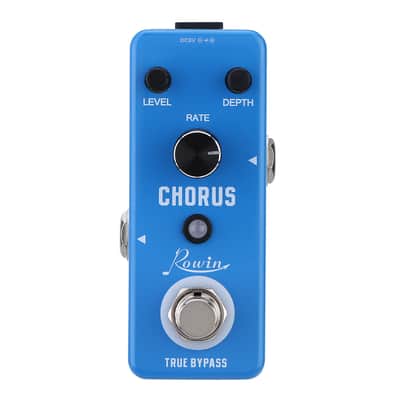 Rowin LEF-304 Analog Chorus uses rare MN3007 CHIP/BBD Guitar Effect Mini Pedal True Bypass image 4