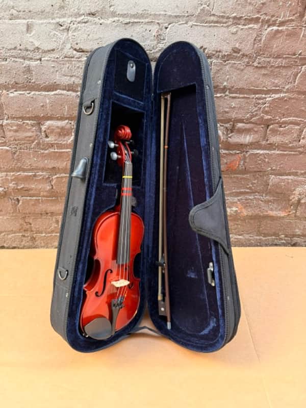 Franz Hoffman Amadeus 1/4 Student Violin KPA7006-174 with Hard Canvas Case and Bow image 1