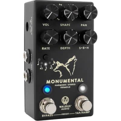 Walrus Audio Monumental Harmonic Stereo Tremolo Pedal, Black image 5