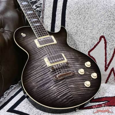 Collings CL Series City Limits Deluxe Premium Flame Top Acid Wash Charcoal Burst 8.10 LBS image 7