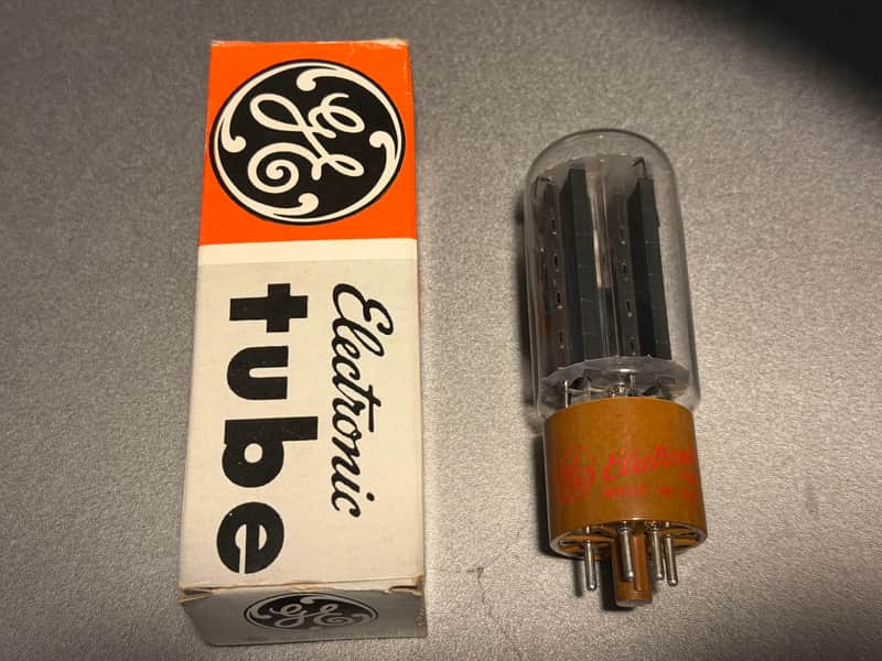 GE NOS 5R4GYA Full-Wave Rectifier Tube — General Electric, Uninstalled image 1