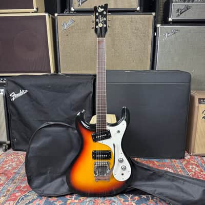 *Video* Mosrite Super Excellent ’65 MKI Kurukumo 3 Tone Sunburst MIJ - 1990's image 3