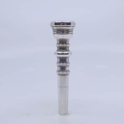 C. Bosc 1 1/4 Baroque Trumpet Mouthpiece w/ 3 Backbore - Silver image 2