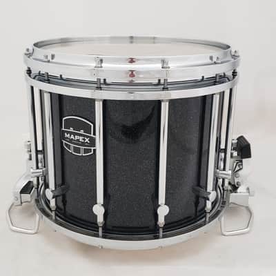 Mapex Quantum XT High Tension Marching Snare Drum--Black Sparkle image 2