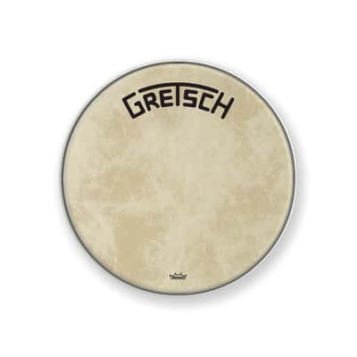 Gretsch GRDHFS20B Broadkaster Logo Fiberskyn Bass Drum Head - 20"