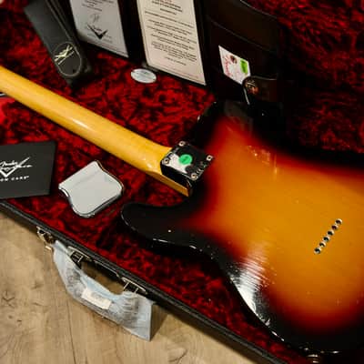 Fender Custom Shop '60 Reissue Telecaster Relic NAMM 2018 Custom Built 3 Tone Sunburst Limited Edition image 18