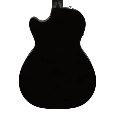 Used Fender CB-60SCE Bass - Black w/ Laurel FB image 7