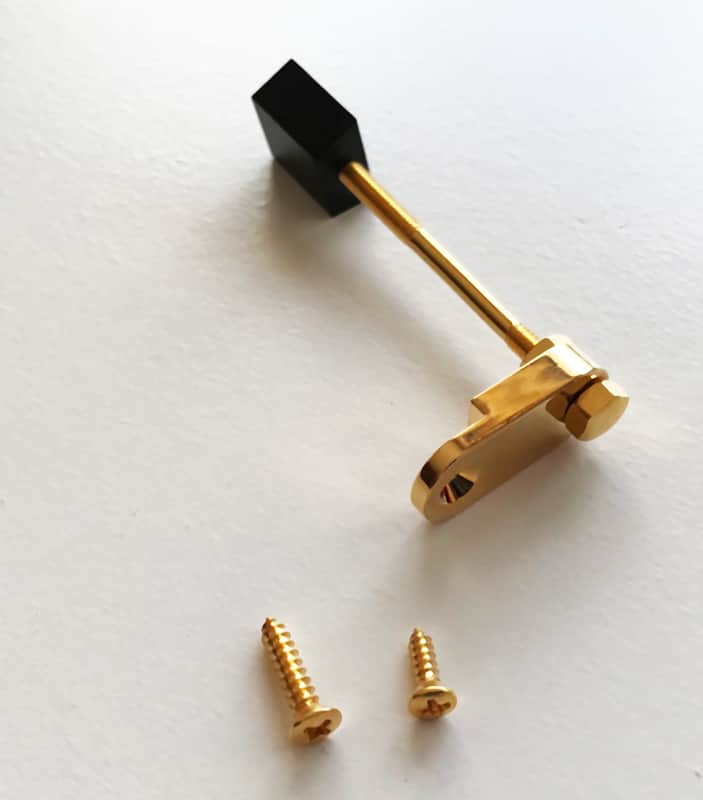 OEM Factory Spec Medium Gold Pickguard Support Bracket for Gibson semi-hollow guitars image 1