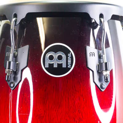 Meinl Headliner Series 11" & 12" Wood Conga Set with Basket Stands – Wine Red image 3
