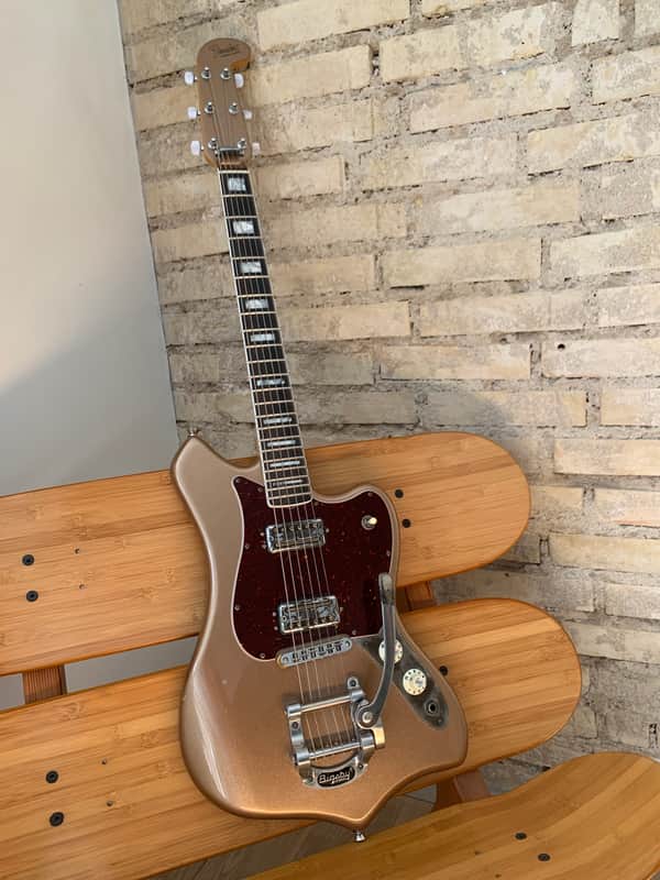 Fender Parallel Universe Volume II Maverick Dorado 2020 - 2021 - Firemist Gold image 1