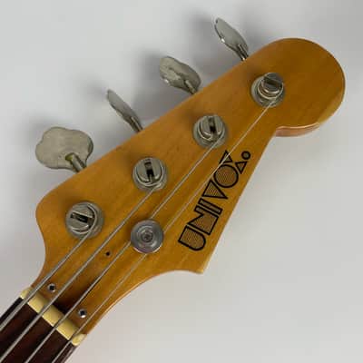Univox Precisely Bass 1970s - 1979 Fender Pickups - Japan Made .Sunburst, Upgrade 70's USA Fender "P" bass pickups W Original Hardshell case image 4