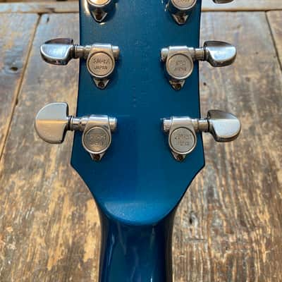 Vintage 1982 Japanese Yamaha SG800s Factory Metallic Blue w/ Vintage Leatherette Case image 16