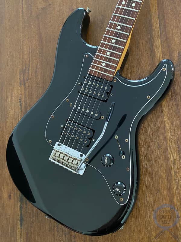 Fernandes Stratocaster, HSH, The Function, 1980s, MIJ, Black image 1