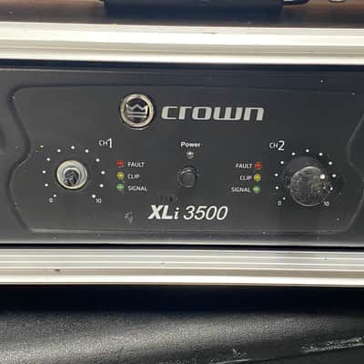 Crown XLI 3500 2-Channel 1350-Watt Power Amp with Rack Case image 2