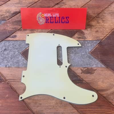 Real Life Relics White Telecaster® Pickguard 3 Ply 8 Hole with Pickup Mounting Holes   [PGV2]
