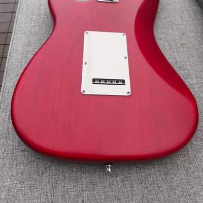 Fender Custom Shop Deluxe Stratocaster Abigail Ybarra Red Hot Pickups Flame Maple image 22
