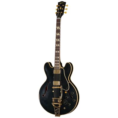 NEW! Gibson Custom 1959 ES-345 Reissue Electric Guitar - Ebony, Heavy Aged - 2026 Limited Edition Custom Collection - Authorized Dealer - Pre-Order image 3