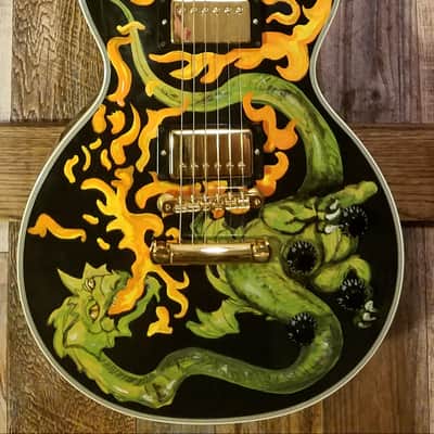 Gibson Les Paul Custom 2003 Black Dragon image 1