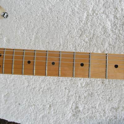 Fender Stratocaster Guitar, 2008, USA, Blizzard Pearl, Suhr & D. Allen Pu's, Great Guitar image 17