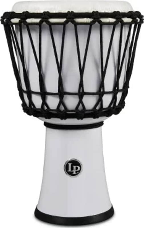 Lp 7-inch Rope Tuned Circle Djembe With Perfect-pitch Head - White Bild 1
