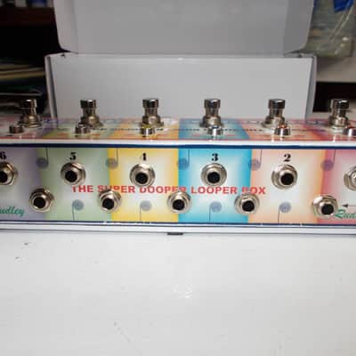 Rudley-THE SUPER DOOPER LOOPER BOX - 6 Channel Passive Looper Switcher Box - Fixed Order - S/N 5. image 3