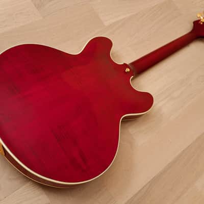 1993 Epiphone Sheraton Vintage Guitar Cherry, 100% Original w/ Case, Japan Terada image 17