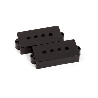 Fender Pure Vintage Precision Bass® Pickup Cover Set Black 0992037000 image 1
