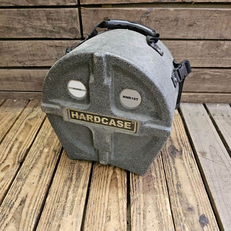 Hardcase 10" HardRock Granite LINED Tom Drum Case USED! RKHR150826 image 1