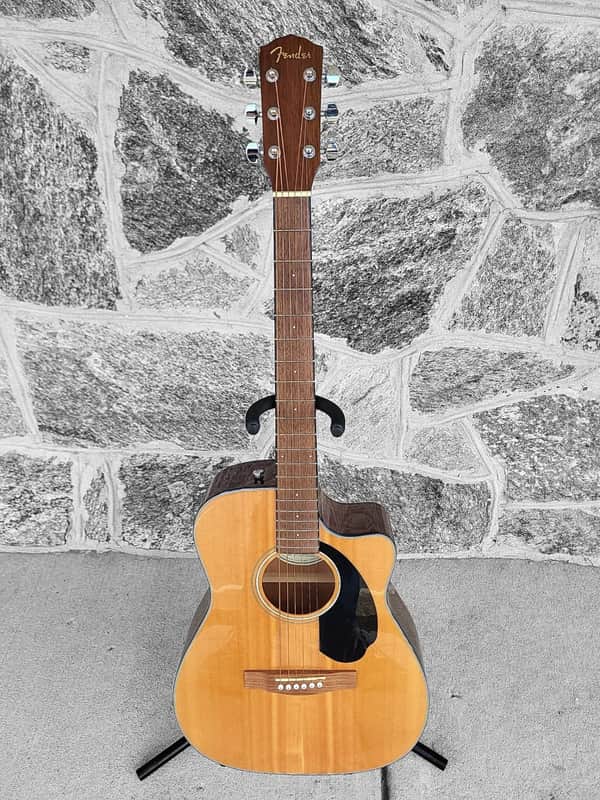 Fender CC-60SCE Solid Top Acoustic Electric Guitar image 1