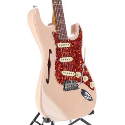 Fender Certified Pre-Owned American Professional II Stratocaster Thinline, Rosewood Fingerboard, Transparent Shell Pink (H9) (10946) image 3