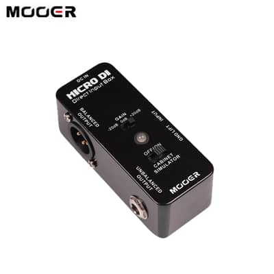 Mooer Micro DI Cabinet Simulator Pedal Direct Input Box True Bypass Free Shipment,price include the import duty for US buyer image 2