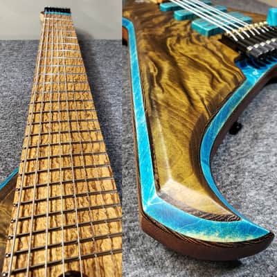 Barlow Guitars Vulture 2020 Phoebe / Flame Maple / Zebrawood image 3