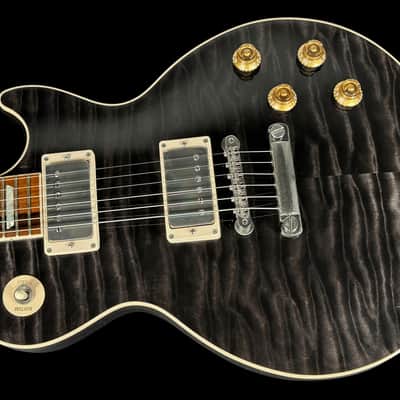 2005 Gibson Les Paul Custom Shop Class 5 Quilt Top ~ Translucent Black image 2