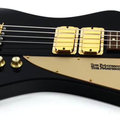 Mike Lull Tom Petersson Signature Bass TPT4 | Rare Black Finish, Gold Hardware image 15