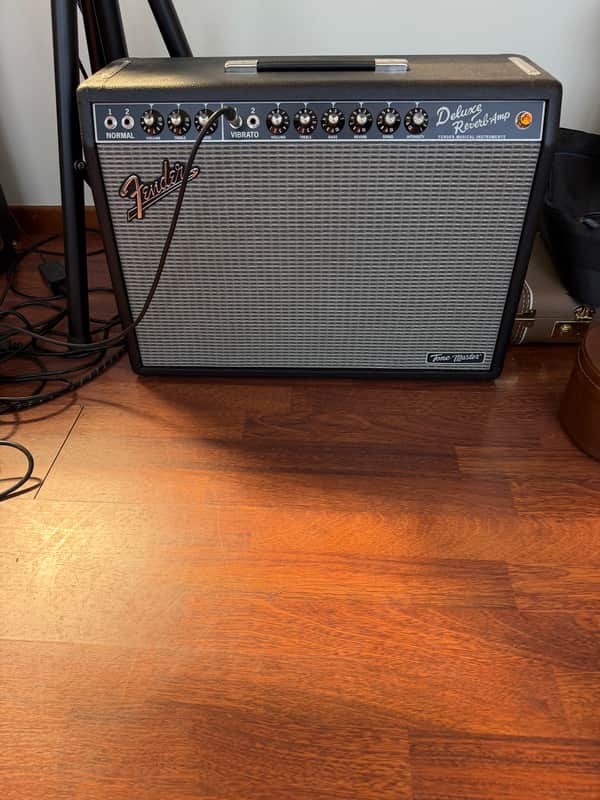 Fender Tone Master Deluxe Reverb 2-Channel 22-Watt 1x12" Digital Guitar Combo 2019 - Present - Black image 1