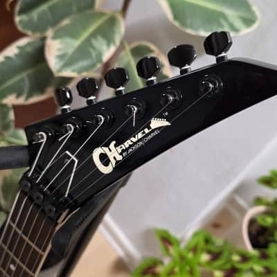 1986 Charvel Model 3 Limited Edition NAMM Black Japanese Ash Body with Color-Matched Painted Neck MIJ Japan Special Edition for 1987 by Charvel-Jackson Pre-Fender era Vintage 80s 1980's Super Strat HSS Guitar USA Kahler American Jackson Pickups image 11
