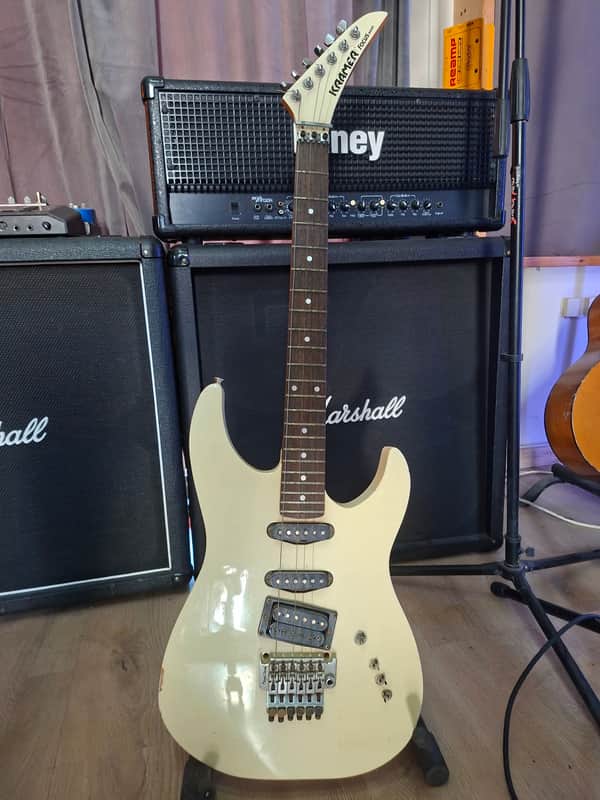 Kramer Focus 6000 MIJ (ESP Factory, Japan) • Original Floyd Rose II • HSS image 1