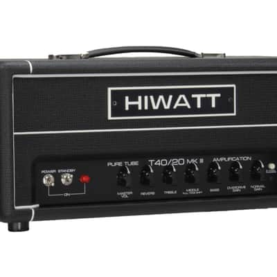 Hiwatt T40/20 2-Channel 40-Watt Guitar Amp Head - Authorized Dealer image 2