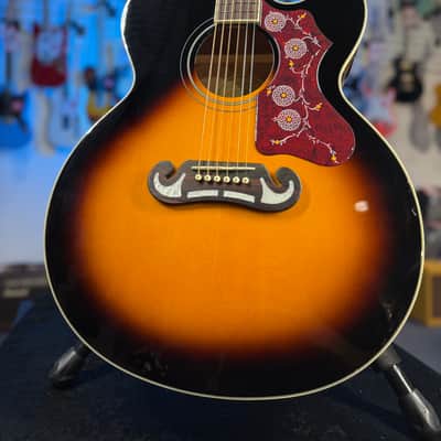 Epiphone J-200 Studio EC Acoustic-electric Guitar - Antique Natural GET PLEK'D! 550 image 2