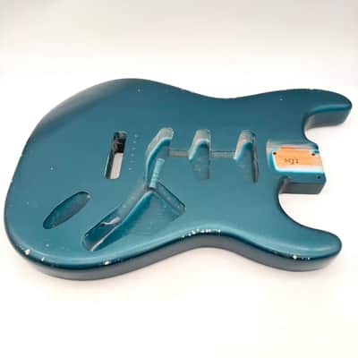 MJT Stratocaster Body Alder Relic Nitro Sherwood Green mjt6666 image 2