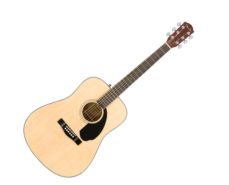 Fender CD-60S Dreadnought Acoustic Guitar - Natural w/ Walnut FB image 1