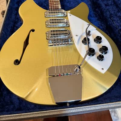 1964 Rickenbacker 345S Export Rose Morris | Desert Gold | Near Mint | Toaster Top | Townshend Spec w/ OHSC image 17