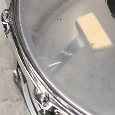 Premier 5.5x14" Ten Lug Chrome Over Steel Snare Drum Vintage 1970's image 10