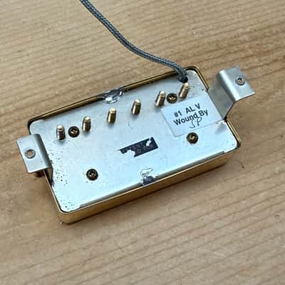 Vintage Gibson #1 Alnico V Humbucker Pickup - Gold image 5