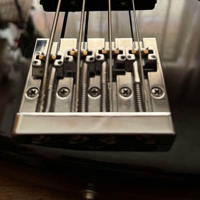 Fender Jazz Bass Custom 2004-2005 Onyx Black Vintage Made In Japan w/ Duncans and Hipshot image 7