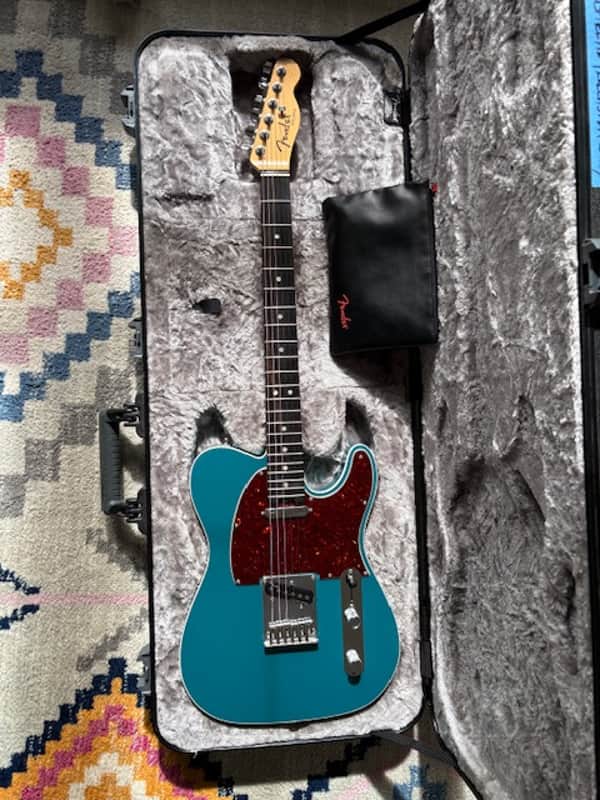 Fender American Elite Telecaster, Rare Ocean Turquoise with Ebony Fretboard, 2017