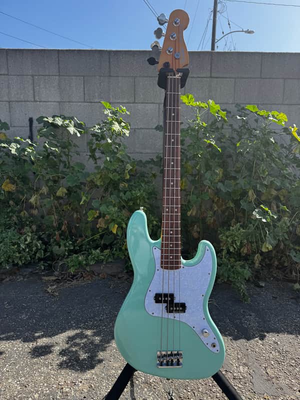 Custom Mark Hoppus Bass Body Allan Corona – Surf Green, Ash, Loaded with Seymour Duncan Pickups image 1