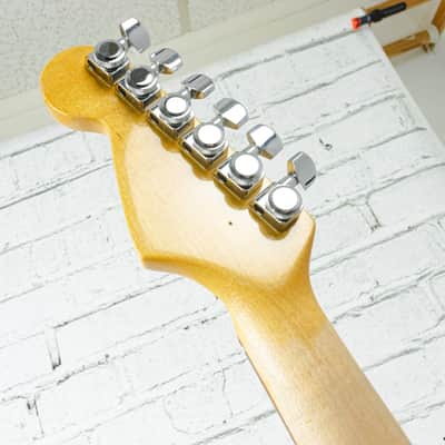 Warmoth/Fender Partscaster Left Handed Transparent Red image 10