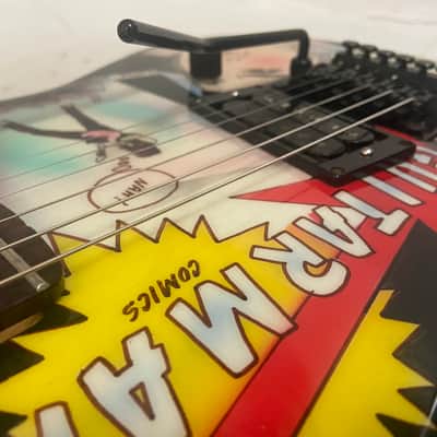 Kramer Baretta 1987 Very Rare Guitarman Knapp Graphics image 4
