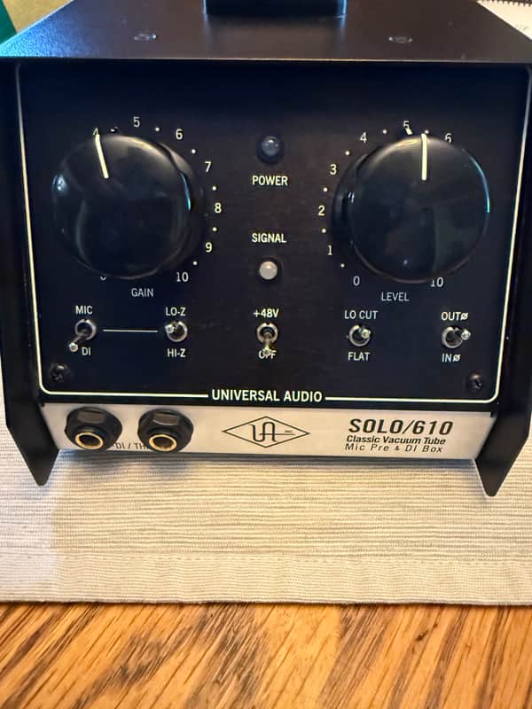 Universal Audio Solo/610 Desktop Tube Mic Preamp 2006 - Present - Black image 1